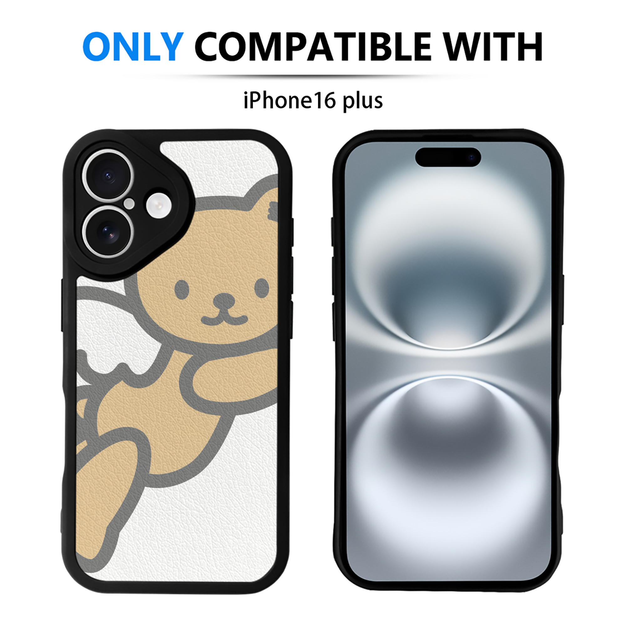 （画像用） Hello Kitty ハローキティ 【iPhone 16シリーズ対応】シリコンスマホケース（レザー調） 材質：シリコン